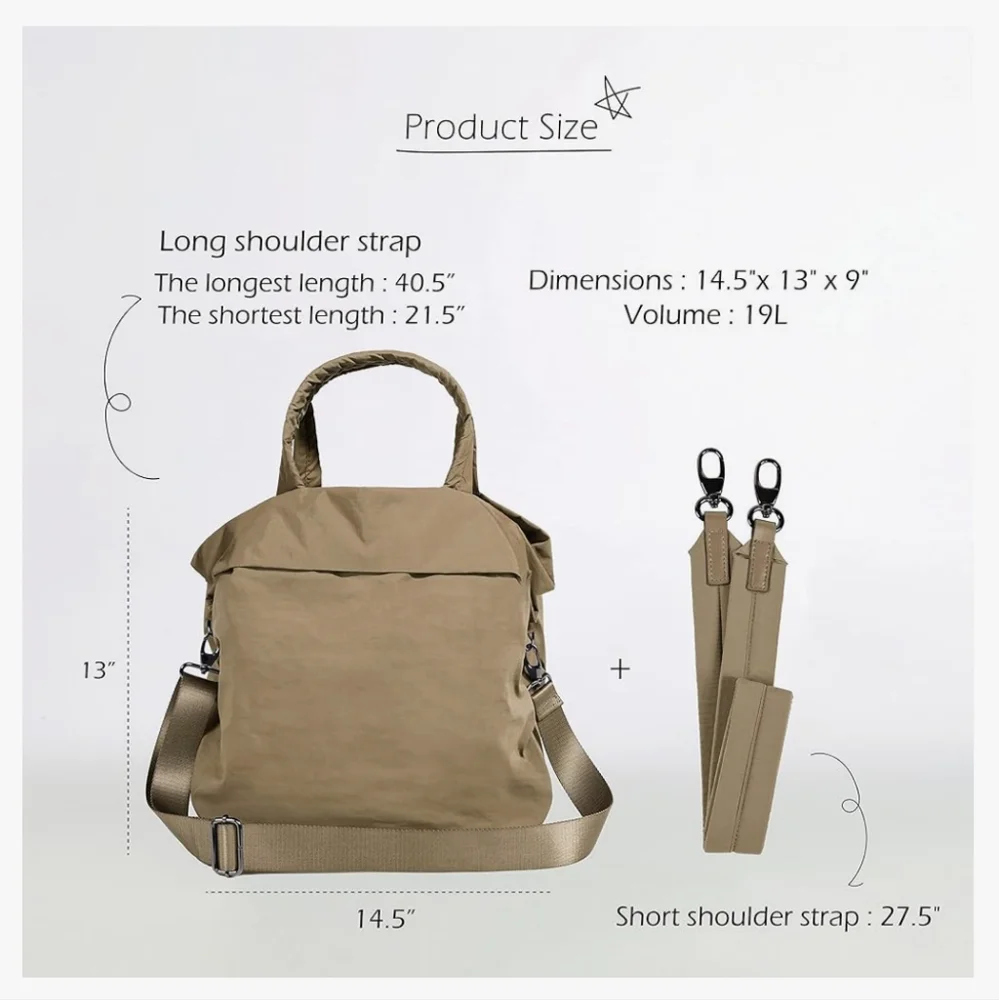 Nylon Multi Tote - Picture 3 of 6